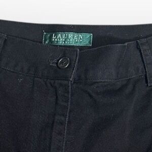Lauren‎ Ralph Lauren Petite Black Shorts Womens Size 10P Classic